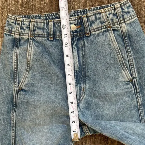 Apiece Apart High Waist Wide Leg Jeans - Picture 9 of 10